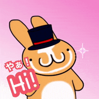 horseface19930912 hi やあ mrbunny horseface GIF