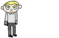 Smollmighty animation angry mad im out Sticker