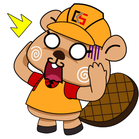 Cs Beaver Sticker by ciptakreasikontraktor
