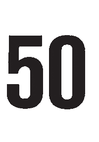 50 Sticker by The Year of the 50th