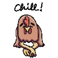 gif artist floating Sticker by chicken_ham