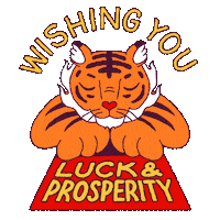 Chinese New Year Tiger Sticker by Messenger