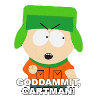 Damn It Sticker by South Park