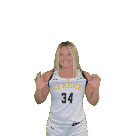 Clarke Athletics Sticker by Clarke University