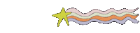 Shooting Star Rainbow Sticker by Heather Buchanan