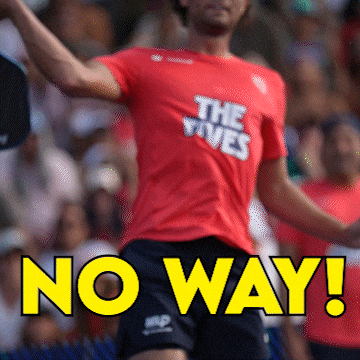 Shocked No Way GIF by NJ 5s | Major League Pickleball
