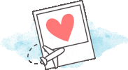 Heart Travel Sticker by Omnigraf