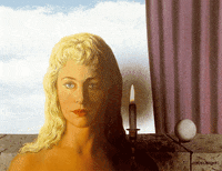 Rene Magritte Surrealism GIF by joelremygif