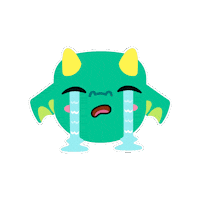 Smashlings omg crying upset dragon Sticker