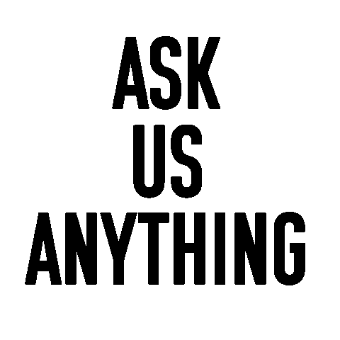 Ask Us Anything Sticker by AQ Athletics