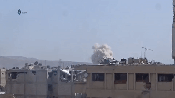During Regime Ground Offensive, Eastern Damascus Suburbs Targeted by Airstrikes