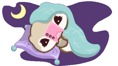 Tired Sleep Sticker