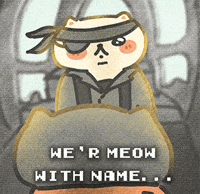 Metal Gear Solid Cute Cat GIF