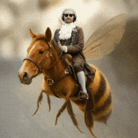 Flying Horse Falling GIF