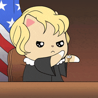 Judge Judy Cat GIF by Chubbiverse