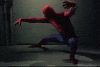 Crouching Spider-Man GIF by MANGOTEETH
