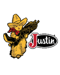 Texas Cowboy Sticker by Justin Boots