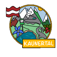 Austria Camping Sticker by Reiseausschnitte
