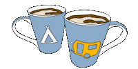 Coffee Camping Sticker by Reiseausschnitte
