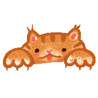 News Post Cat Sticker by Amvredebuei