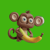 Hungry Monkey GIF
