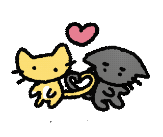 I Love You Cat Sticker