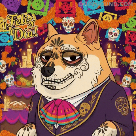 Happy Day Of The Dead GIF by Doge Pound