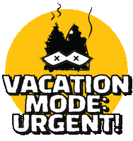 Vacation Burnout Sticker by Stamatia Alexaki