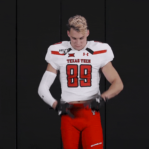 Texas Tech Red Raiders Football Reaction Pack GIF by Texas Tech Football