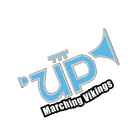 DameTalent up marching marching vikings union pines Sticker