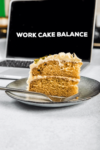 cakedrop work cake office treat GIF