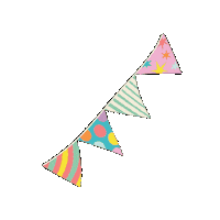 Flag Banner Sticker by Glo Pals