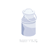 Raw Milk Sticker by Heart & Soil Supplements