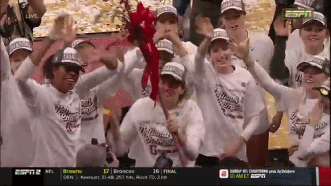 ncaasports giphyupload ncaa volleyball stanford GIF