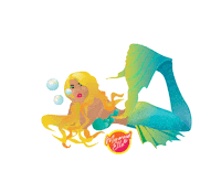 TheMermaidElle bubbles mermaid underwater under the sea Sticker