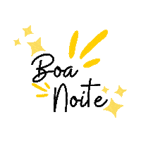 Boa Noite Sparkle Sticker