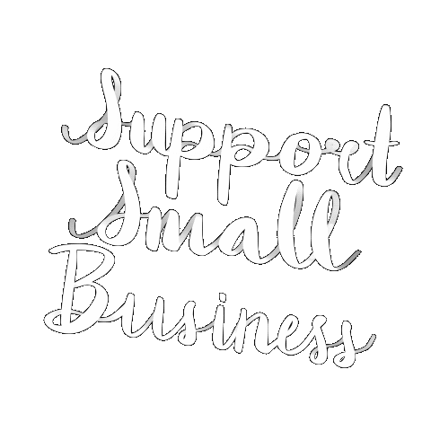 artsbymush support small business support local support small business Sticker