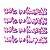 Working Work In Progress Sticker by subtlestrokes