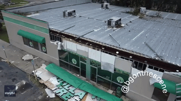 Destructive Idalia Winds Tear Apart Perry Dollar Tree Store