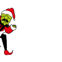 Christmas Santa Sticker by Cervezatropera