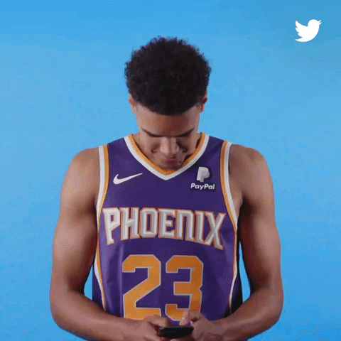 Phoenix Suns Smile GIF by Twitter
