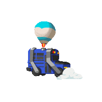 Dropping In Fortnite Battle Royale Sticker by Fortnite