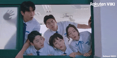 Korean Drama School GIF by Viki