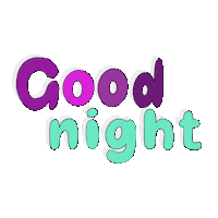 Good Night Art Sticker
