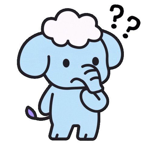 물음표 Sticker by imaginecne