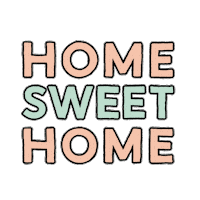 Home Sweet Home Martini Sticker by Luca Guelfi Company