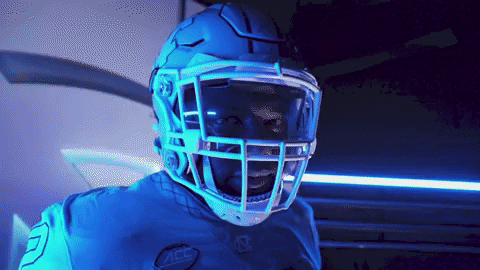 North Carolina Football GIF by UNC Tar Heels