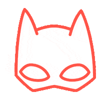 Cat Mask Sticker by Elastique by Madame Sher
