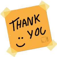 Thank You Sticker by Etukart