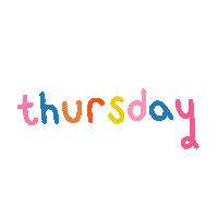 Days Of The Week Day Sticker by Charley